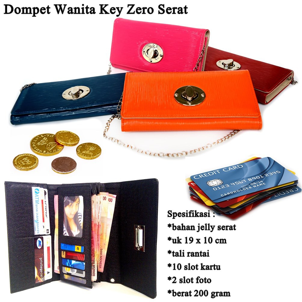 Jual Dompet Lipat Key Zero Serat | Shopee Indonesia