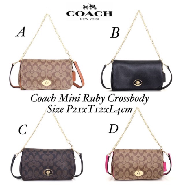 Coach mini ruby discount crossbody