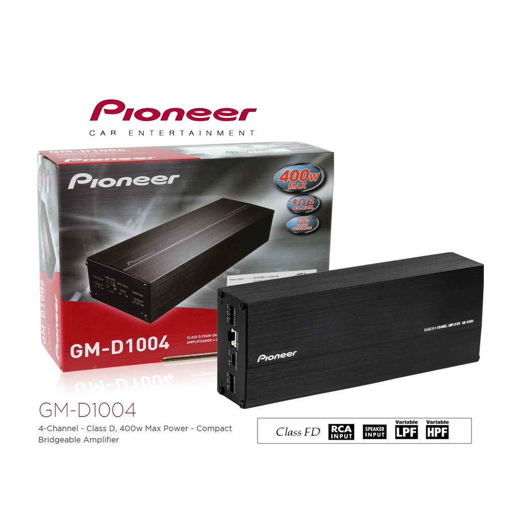 Jual Pioneer GMD1004 Class FD Digital Compact Powerful 4Channel