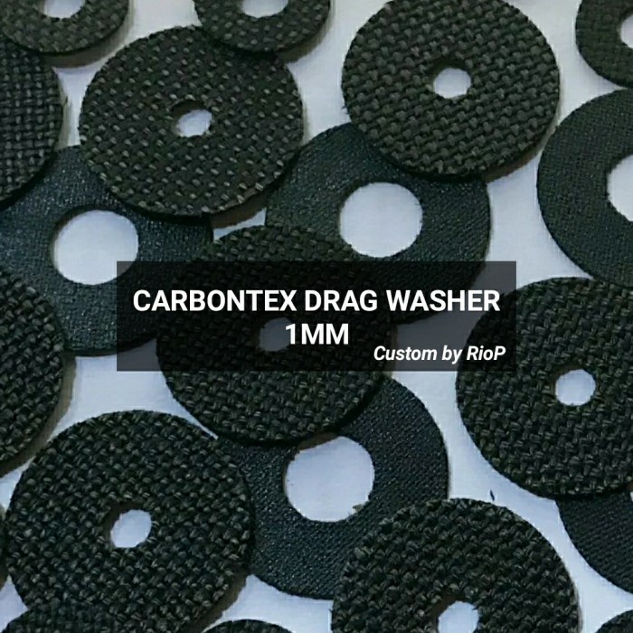 Jual Carbontex Drag Washer Spool Reel Tebal 1mm | Shopee Indonesia