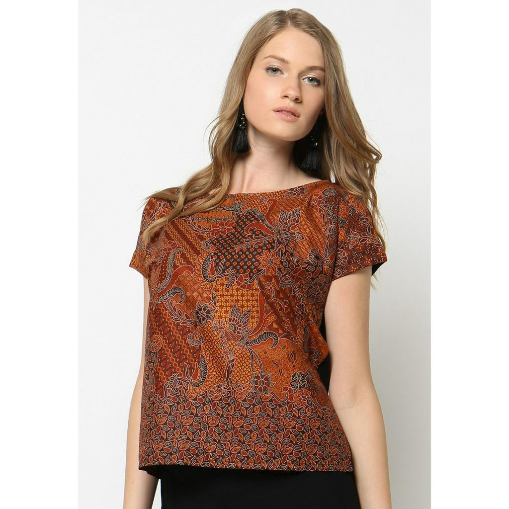 Jual Bhatara Batik Blouse Wanita Crop Tee 2122-1818A-5565-3133A-2347A ...