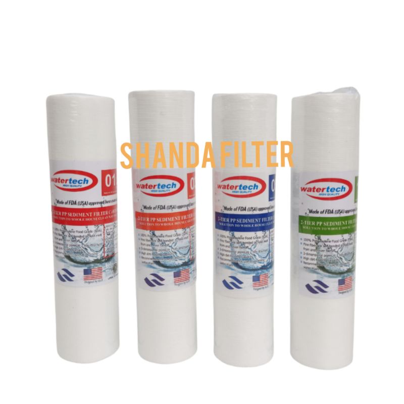 Cartridge Filter Air / Sediment / spun / Water 10" - Watertech