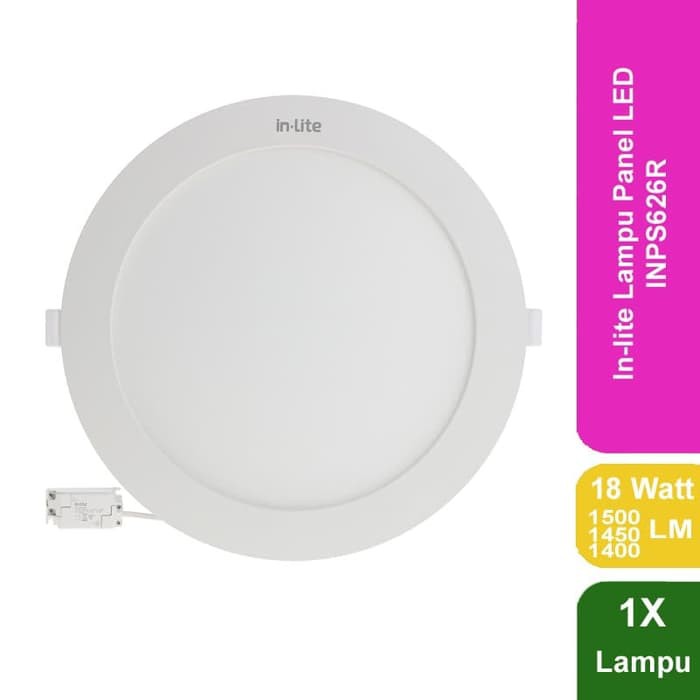 Jual IN LITE LED Panel 18W 18 WATT BULAT Inbow Ditanam - INPS628R INPS ...