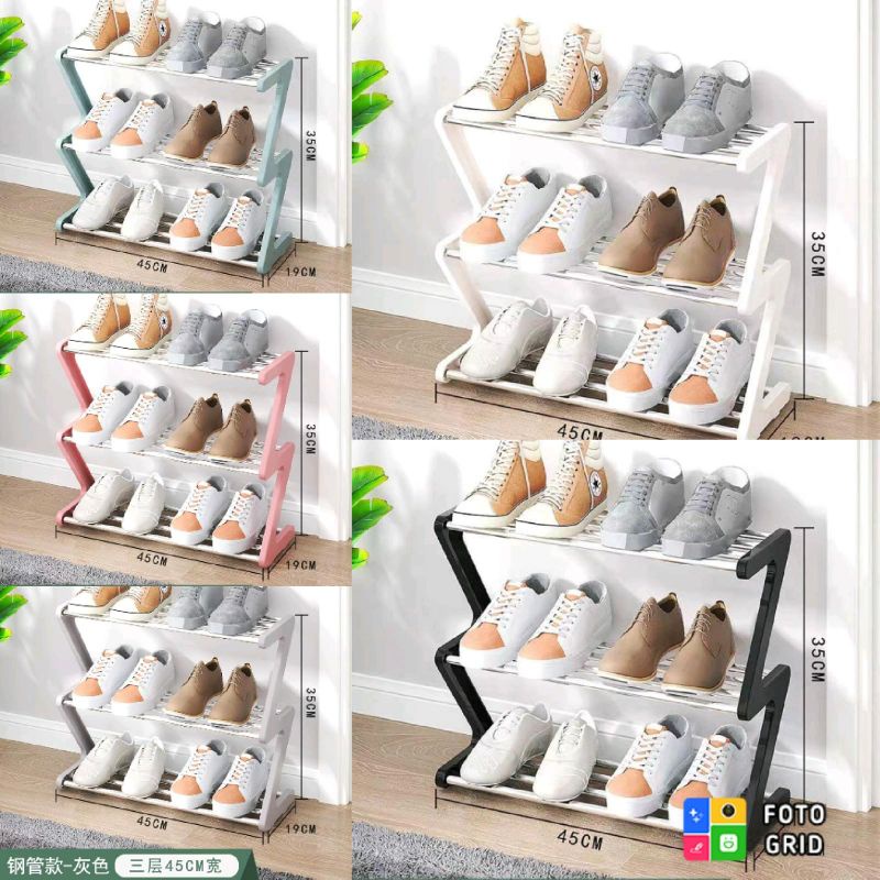 Jual Z Shoes Rack / Rak Sepatu Model Z | Shopee Indonesia
