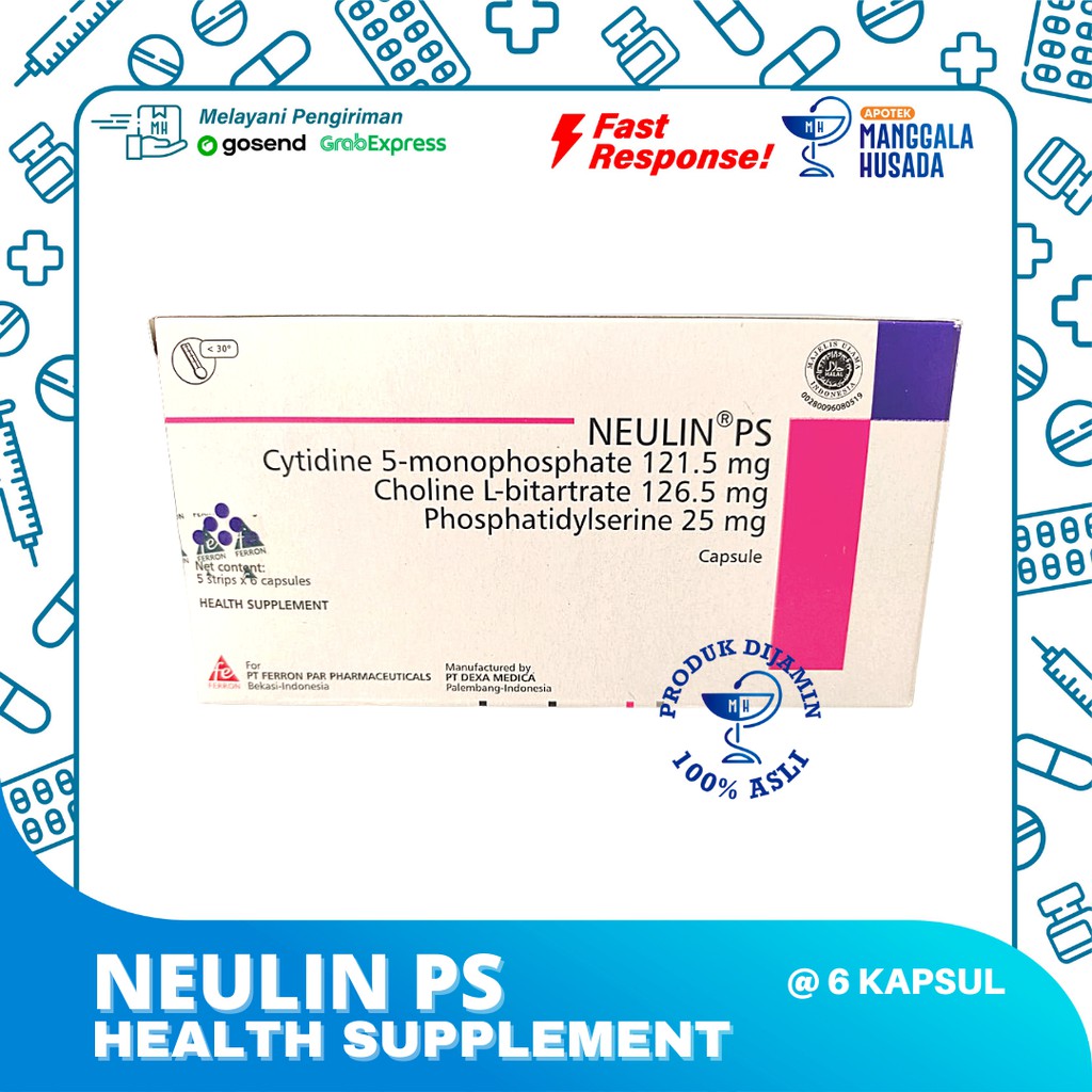 Jual NEULIN PS HEALTH SUPLEMENT PER STRIP @ 6 KAPSUL | Shopee Indonesia