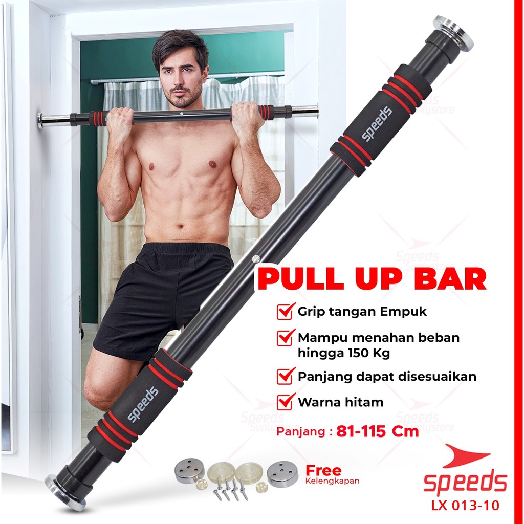 Jual SPEEDS Pull Up Bar Chin Up Tiang Pull Up Alat Olahraga Pintu