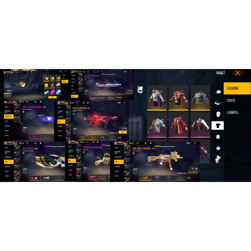 Jual akun free fire murah Shopee Indonesia