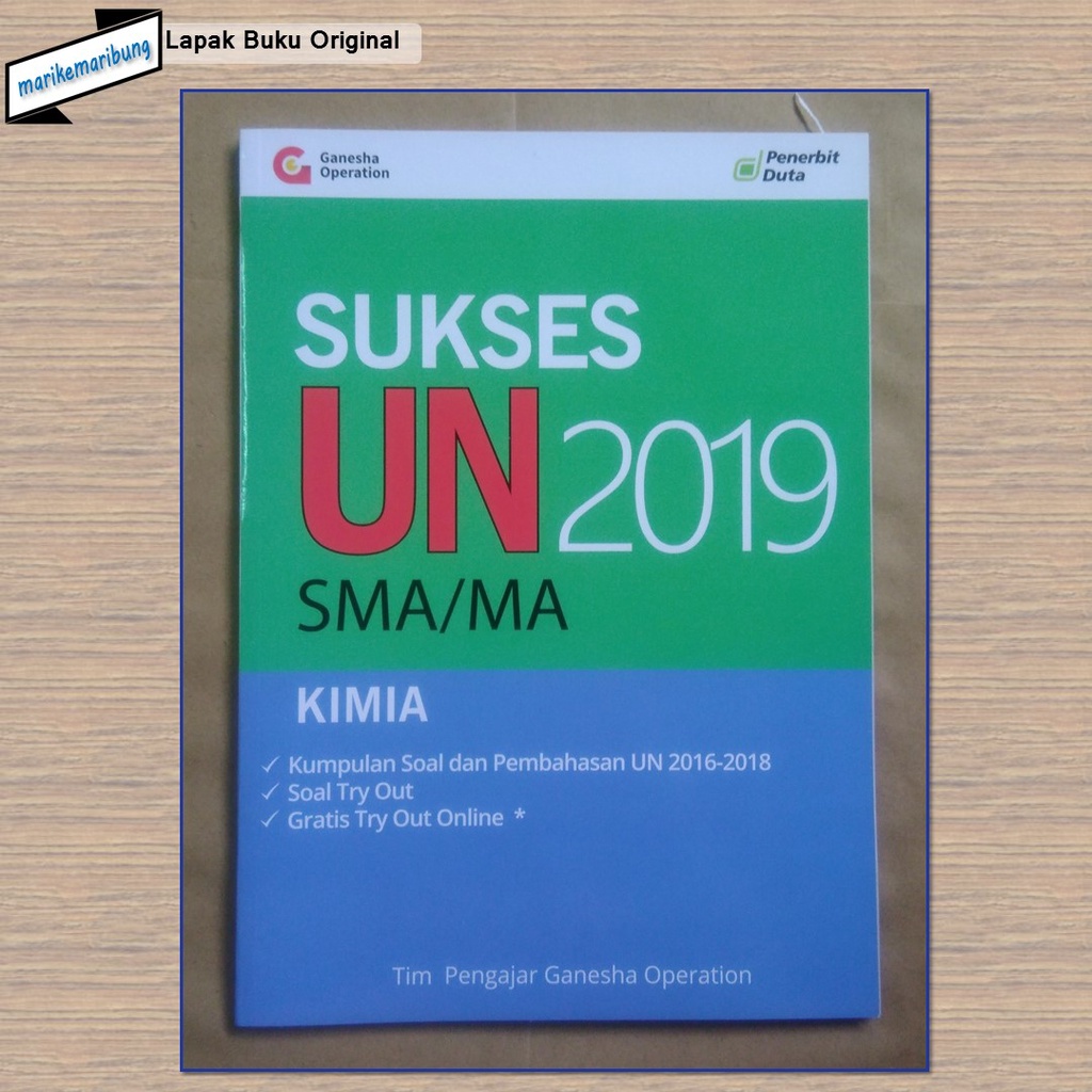 Jual Buku Kumpulan Soal UN Kimia SMA 2019 SMA | Shopee Indonesia