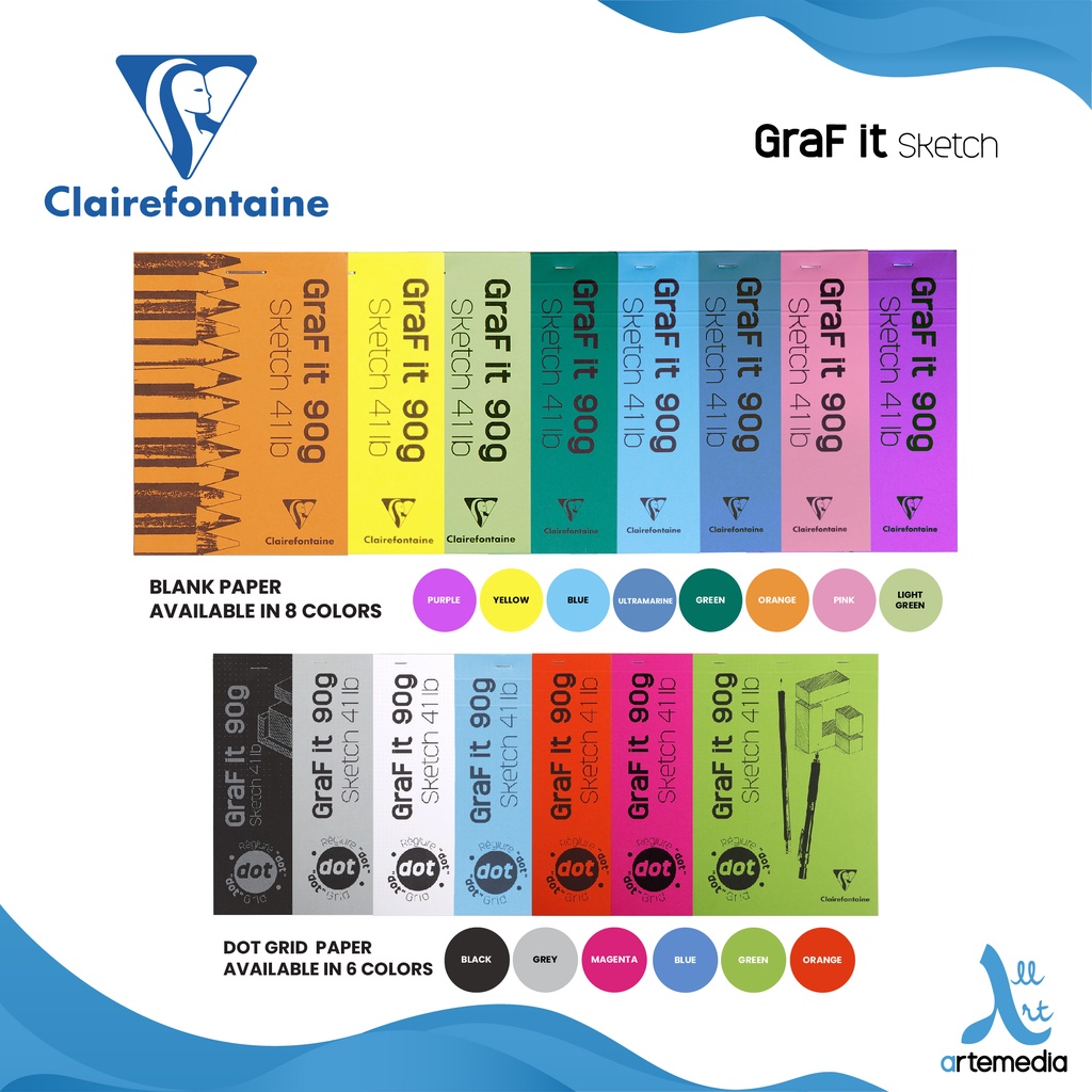 Clairefontaine Graf-It Sketch Pad, Small - Flotsam + Fork
