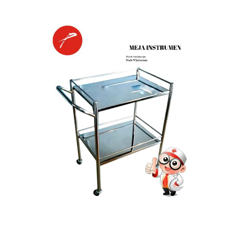Jual MEJA INSTRUMEN TROLY | Shopee Indonesia