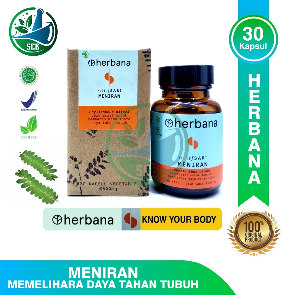 Jual Herbana Relief Sari Meniran 30 Kapsul Shopee Indonesia