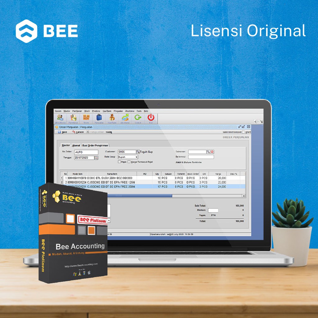 Jual Beeaccounting Software Akuntansi & Kasir: Bee Accounting Platinum ...