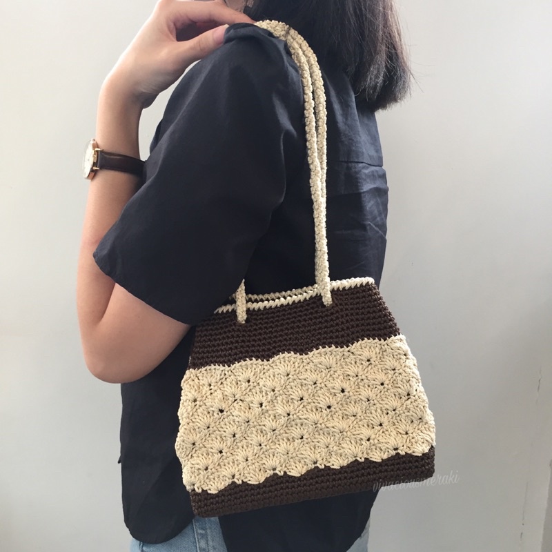 Jual Annette Crochet Bag (Tas Rajut / Rajutan / Handmade) | Shopee ...