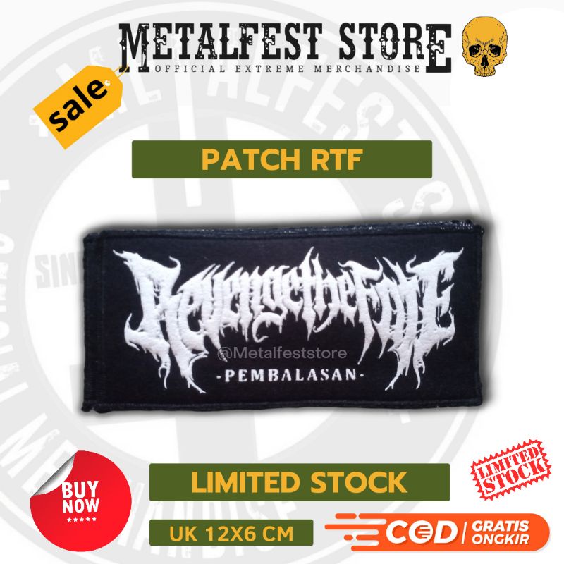 Jual Patch Revenge The Fate Termurah !!! Patch Deathcore RTF / Emblem ...