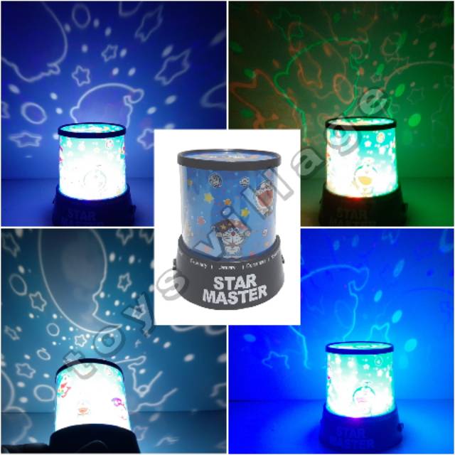 Jual Star Master Lampu Meja Kamar Tidur Malam Doraemon Proyektor ...