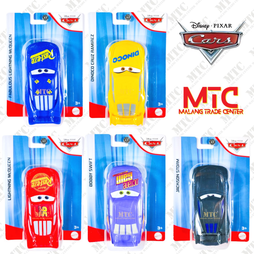 Jual Disney Pixar Cars Original Mattel - Lightning McQueen - Dinoco ...
