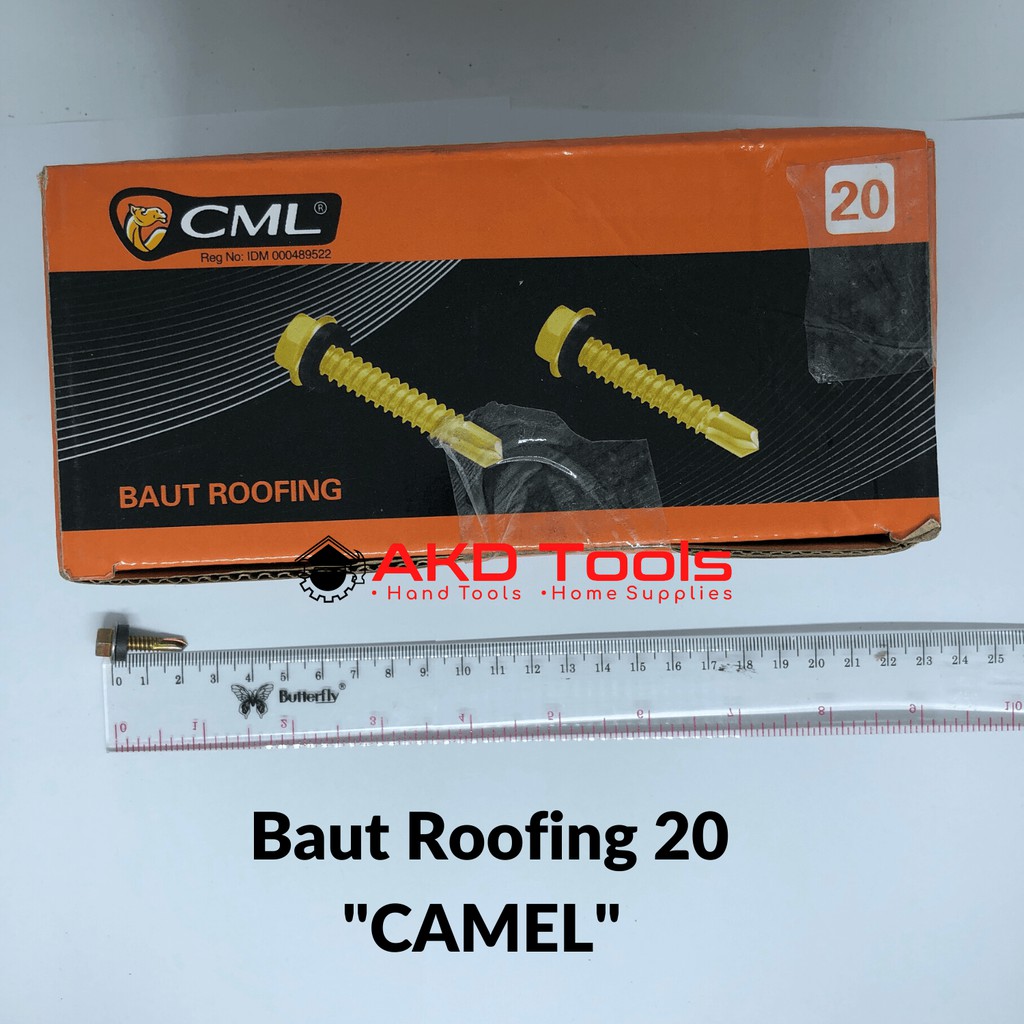 Jual (PER DUS) Baut Roofing / Skrup Sekrup Ruping / Rufing 2, 3, 4, 5 ...