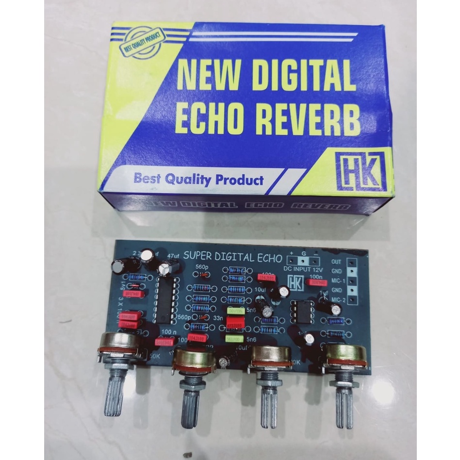 Jual KIT DIGITAL ECHO REVERB HK Super digital echo reverb | Shopee ...