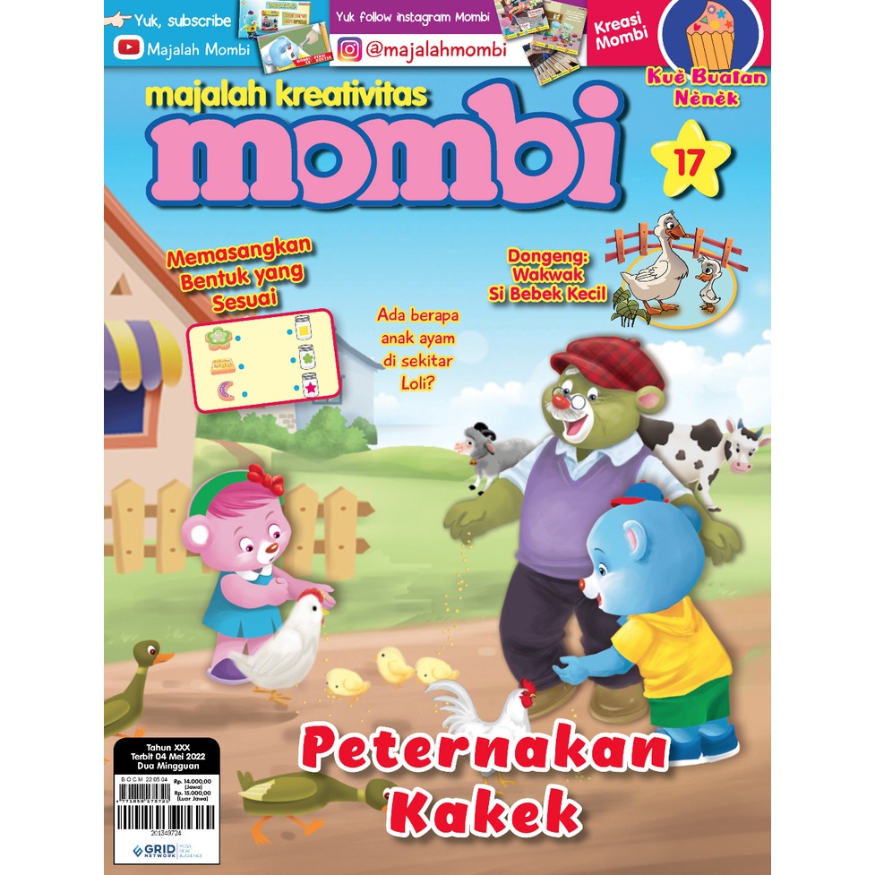 Jual Majalah Anak Mombi Terbaru Edisi Mei 2022 | Shopee Indonesia