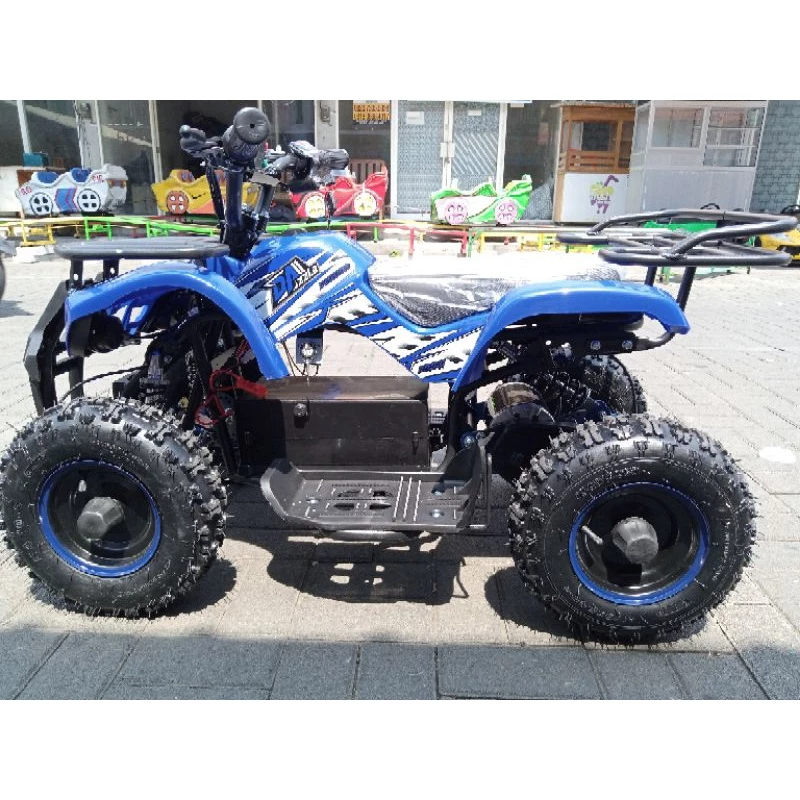 Mini ATV Elektrik HB EATV 03 tampak samping dengan desain sporty dan dinamis