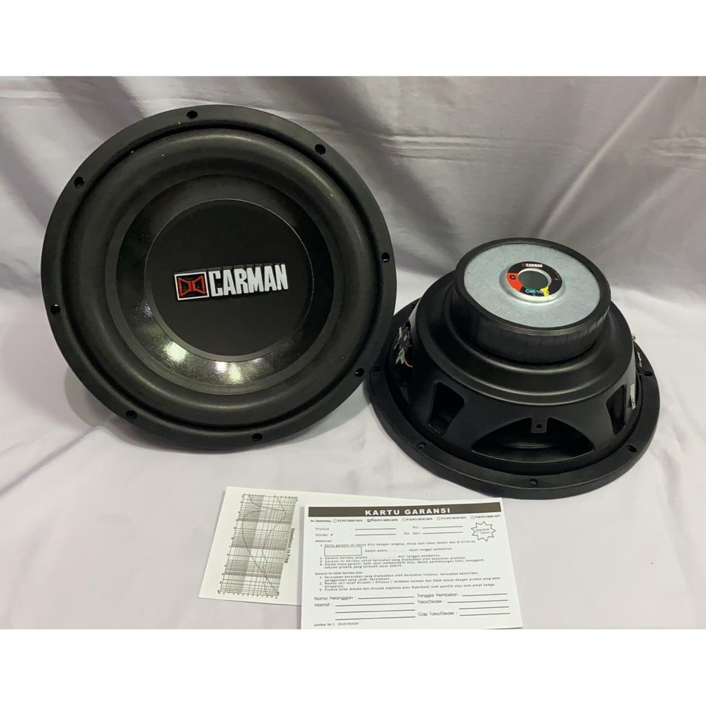 Subwoofer carman best sale 10 inch