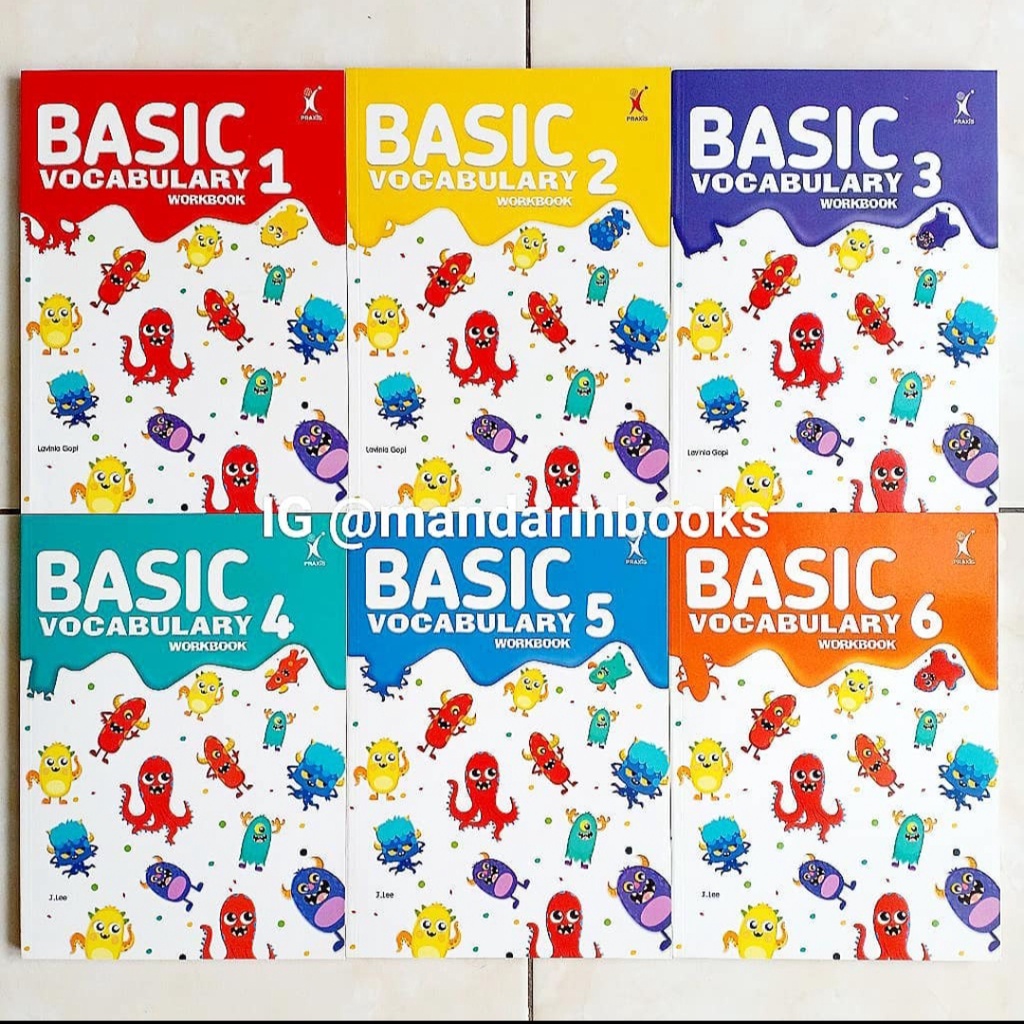 Jual BUKU BASIC VOCABULARY 1 - 6 FOR PRIMARY STUDENT | Shopee Indonesia