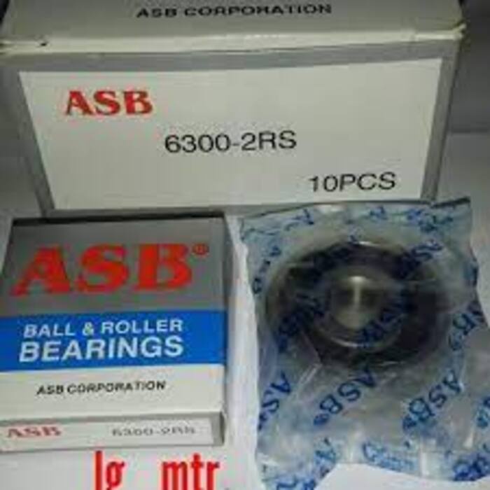 Jual Bearing Motor Laher Motor Laher 6300 2RS ASB Sparepart Onderdil ...