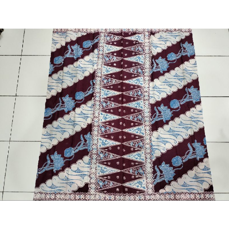 Jual Sarung Batik Tumpal Pucuk Rebung Cap Kode F Shopee Indonesia