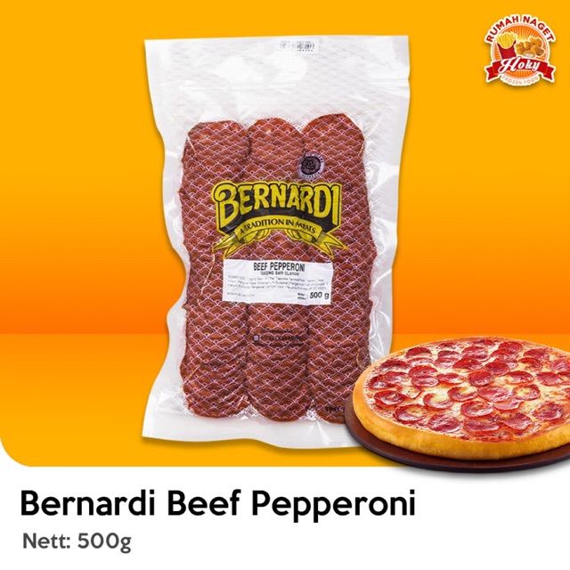 Jual Bernardi Beef Pepperoni 150 gr 500 gr Shopee Indonesia