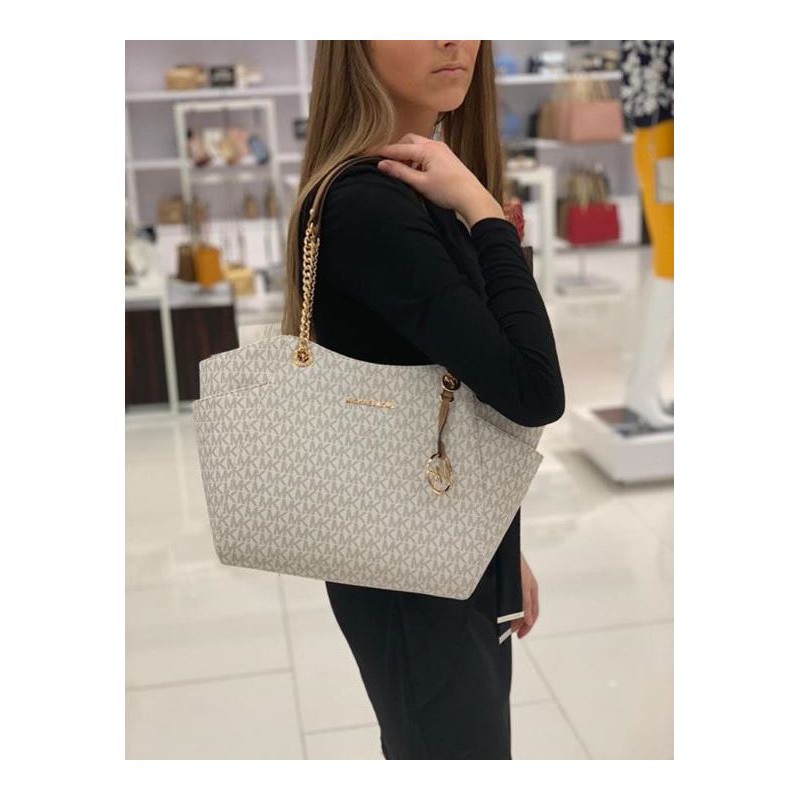 Michael kors jet hot sale set tote monogram