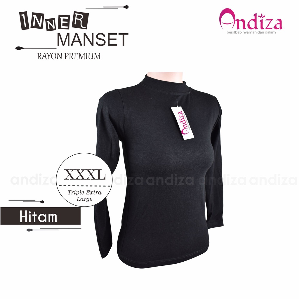 Jual INNER MANSET - KHUSUS WARNA HITAM - MANSET MUSLIMAH - BAHAN RAYON ...