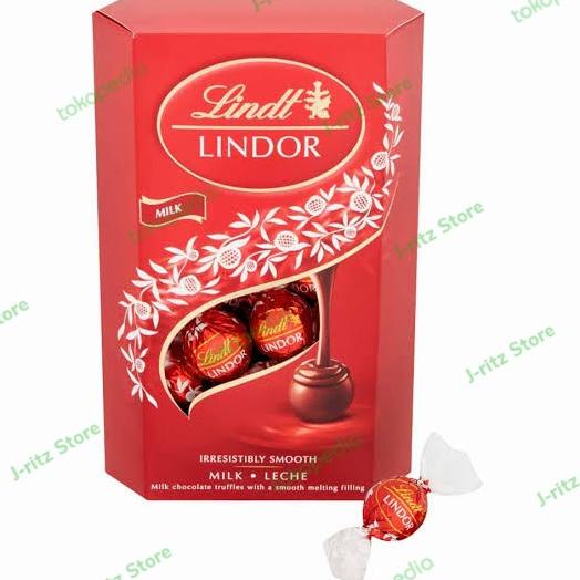 Jual Lindt Lindor Milk Chocolate 200gr | Shopee Indonesia