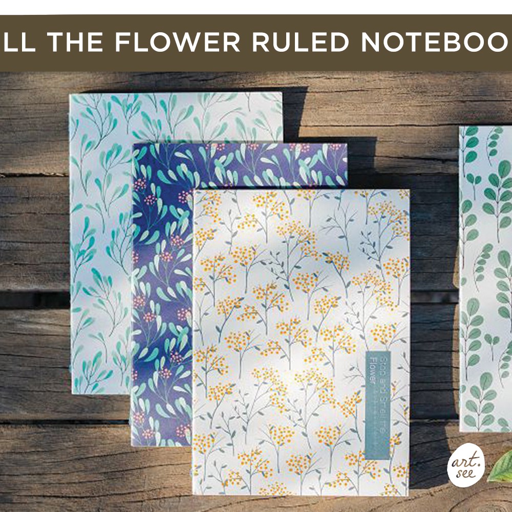 Jual Smell The Flower Ruled Notebook | Shopee Indonesia