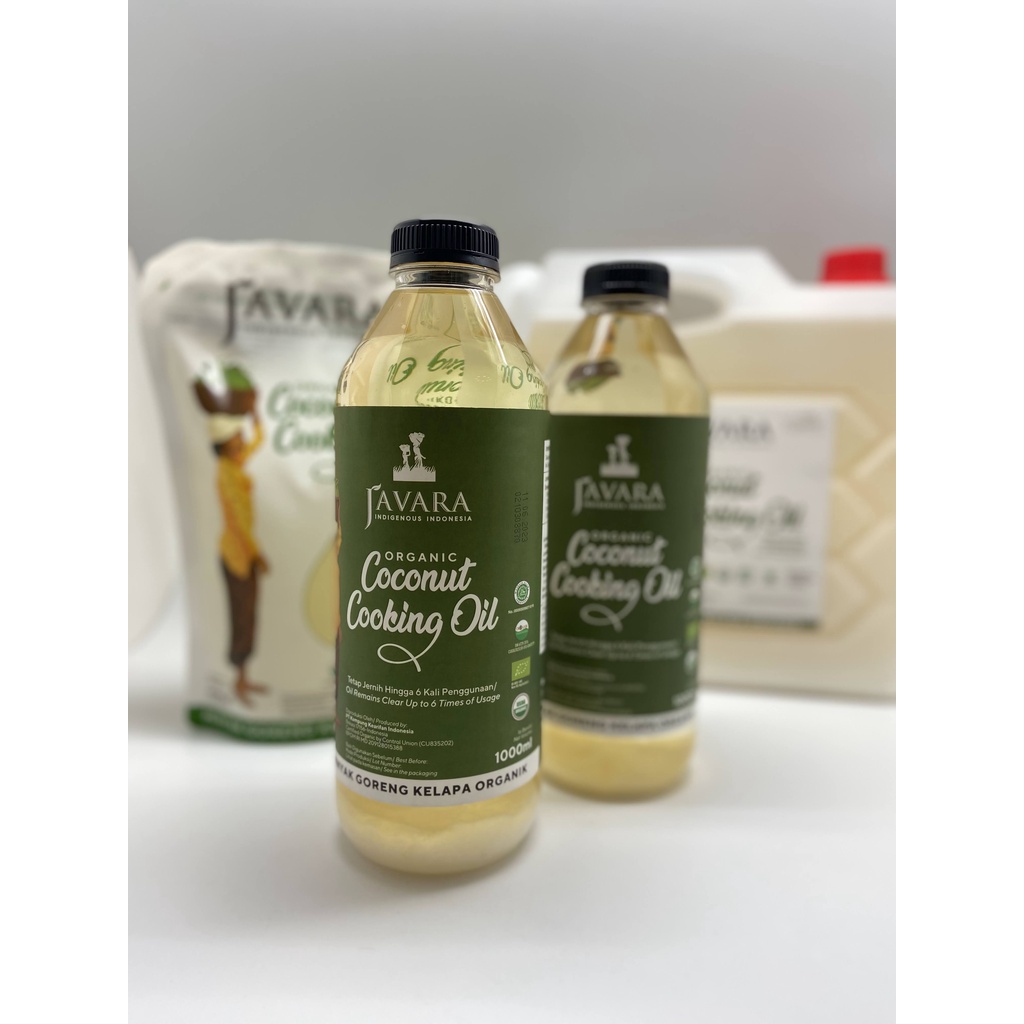 Jual JAVARA - COCONUT COOKING OIL / Refill 900ml - Pet 1L - 5L / Minyak ...