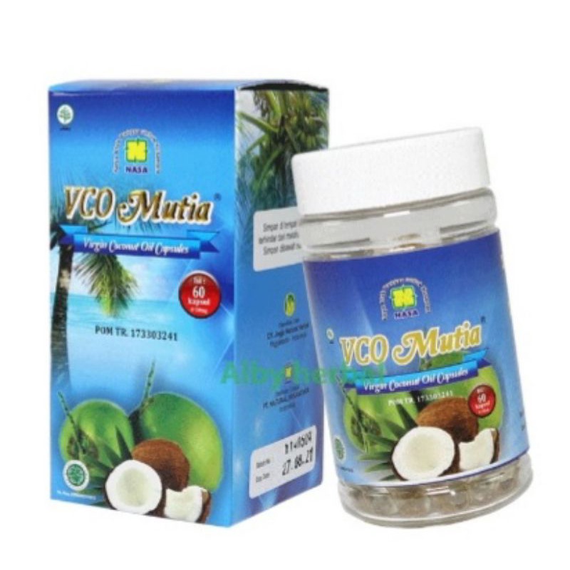 Jual Kapsul Minyak Kelapa Asli Vco Mutia Virgin Nasa Shopee Indonesia