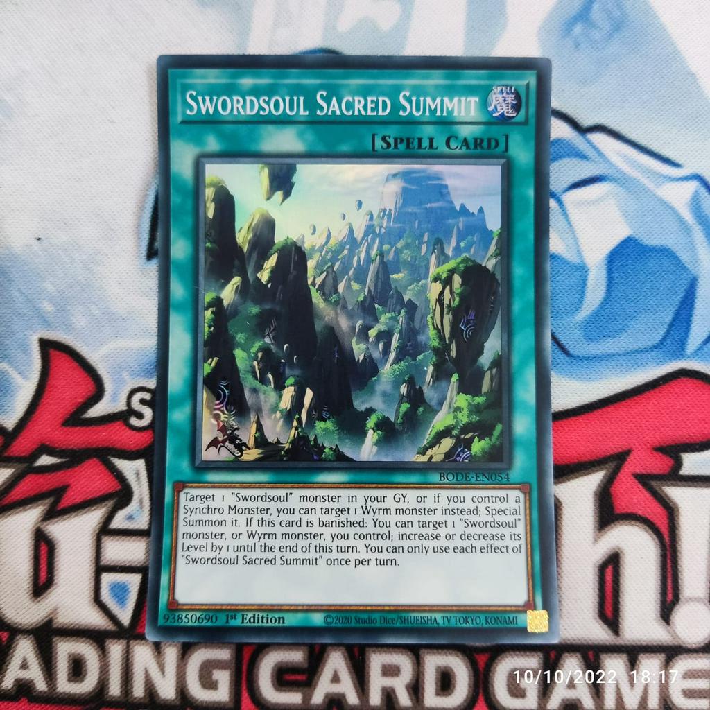 Jual yugioh swordsoul sacred summit BODE super rare original | Shopee ...