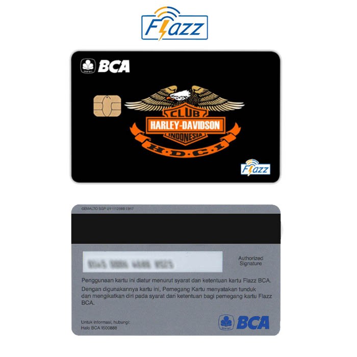Jual Harley Davidson Kartu E-Money Flazz BCA Gen 2 NFC Custom Card ...