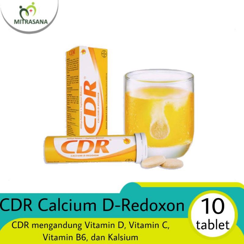 Jual CDR Effervescent Rasa Jeruk isi 10/15/20 Tablet | Shopee Indonesia