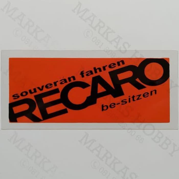 Jual Stiker / Sticker Recaro Side Orange Tempel Dalam | Shopee Indonesia