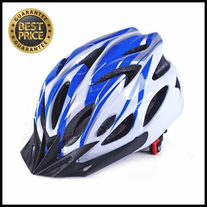 Jual Helm Sepeda Gunung Ultra Ringan Dgn Ventilasi Udara Unisex - Biru ...
