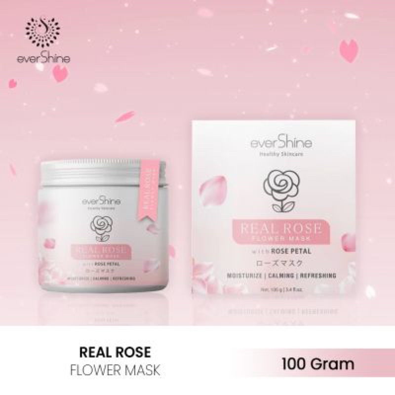 Jual Evershine Rose flower Masker Mawar Natural ( PO 3 MInggu) | Shopee ...
