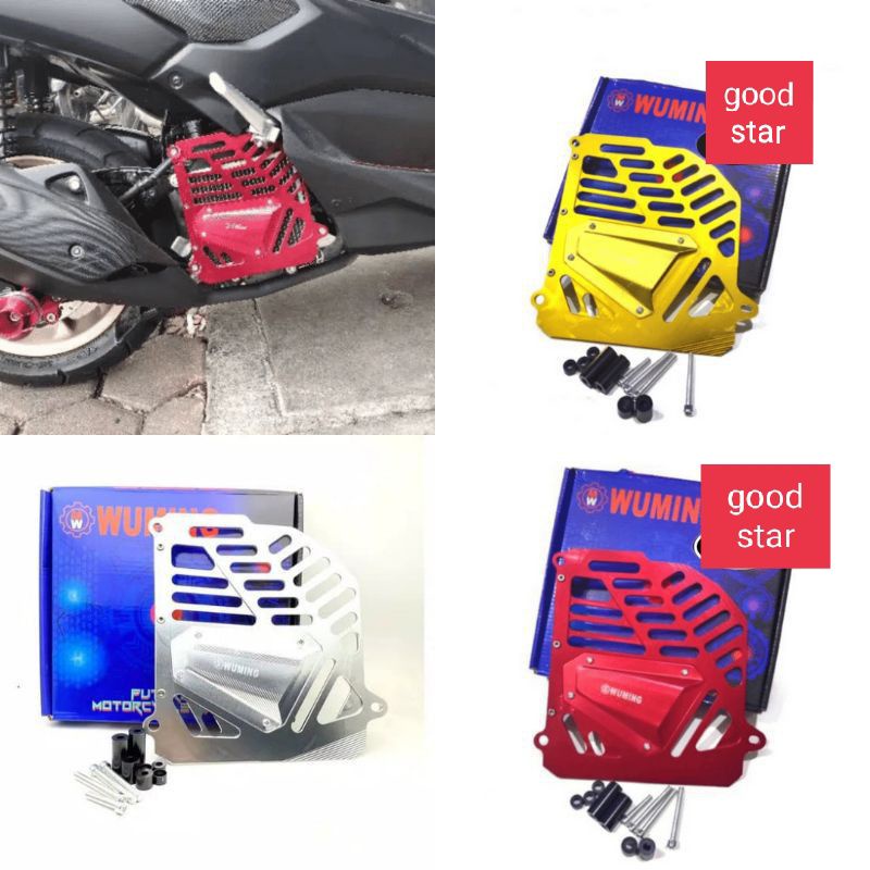 Jual Tututp Radiator/Cover Radiator Full CNC Premium.Nmax old/Nmax New ...