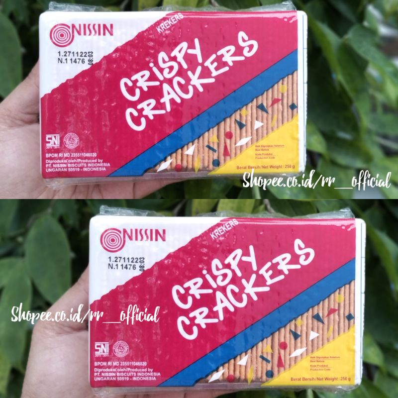 Jual Biskuit Renyah Gurih Asin Original Cheese Crispy Crackers Nissin