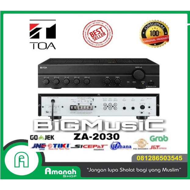Jual Amplifier Toa ZA-2030 I Ampli power mixer ZA2030 Amplifier Toa ZA