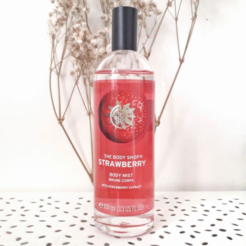 Wanginya Review The Body Shop Strawberry Body Mist COD】LANEMH