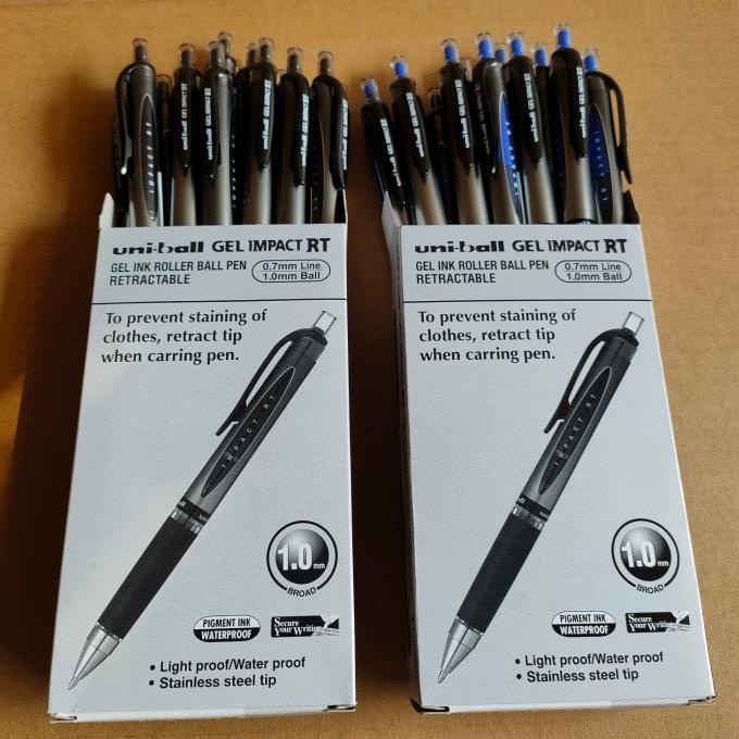 Faber Castell Penna Faber-Castell Uniball Lot De 5 Stylos Gel Ipact Rt Un 15210s N