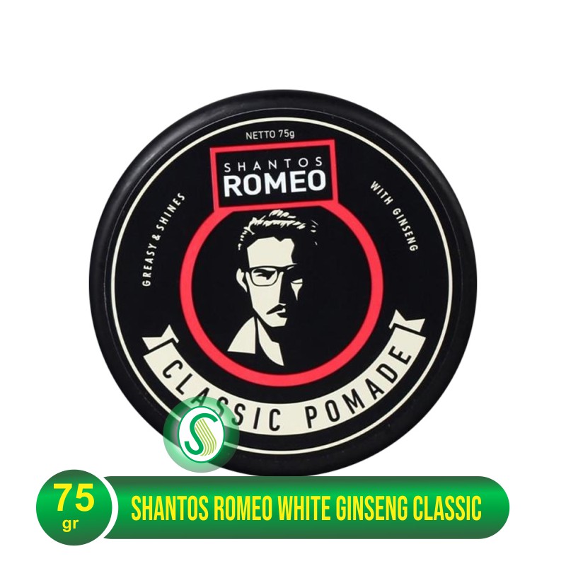 Jual Shantos Romeo Pomade Classic 75 gr | Shopee Indonesia