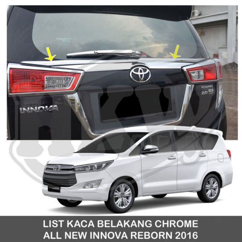 Jual LIS LIST KACA BELAKANG INNOVA REBORN ORIGINAL ASLI TOYOTA | Shopee ...