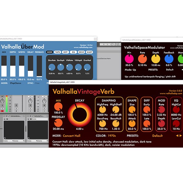 Jual Plugin ValhallaDSP Bundle - vst plugin Reverb & Delay Digital ...