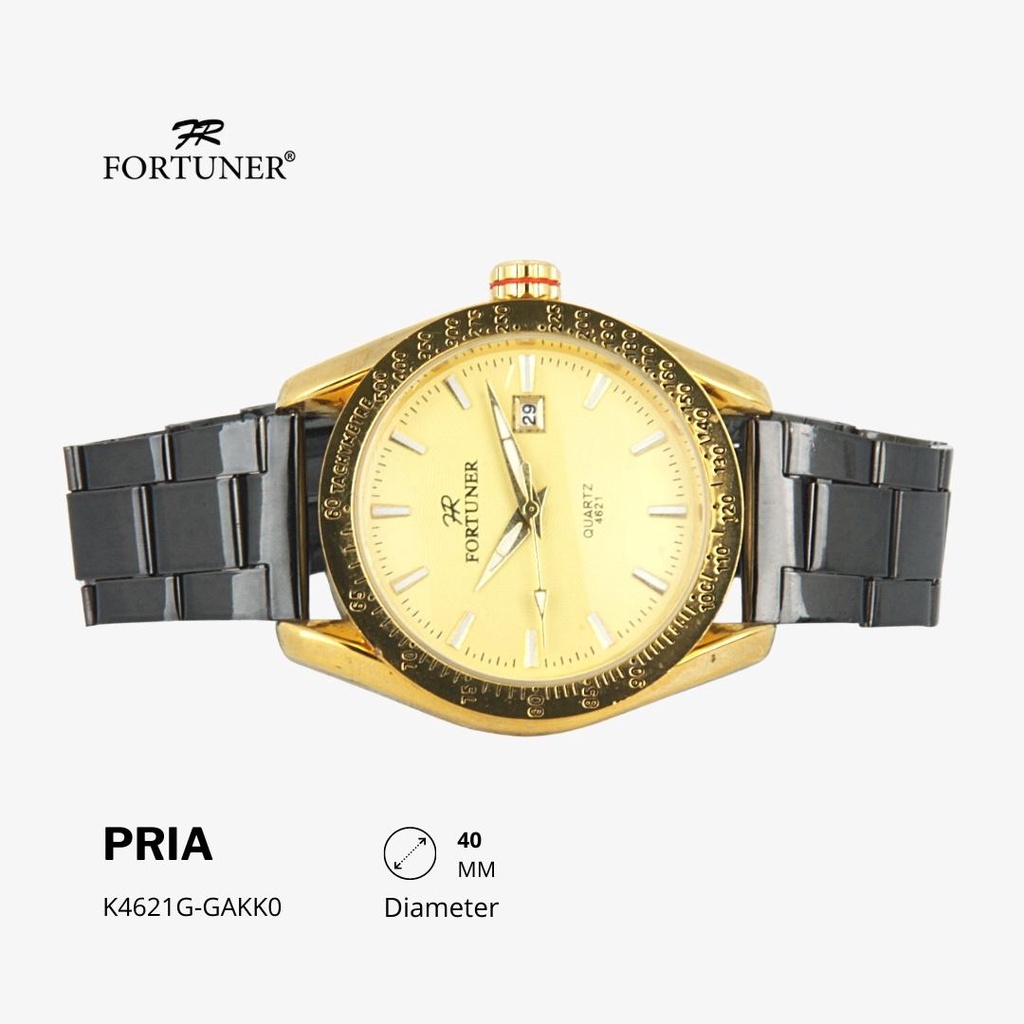 Jual Fortuner Jam Tangan Analog Pria Classic Water Resistant